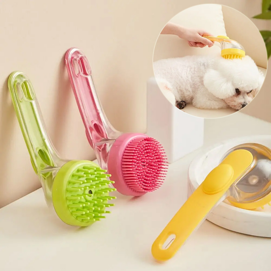 2-in-1 Pet Bath & Grooming Brush - Furlouve
