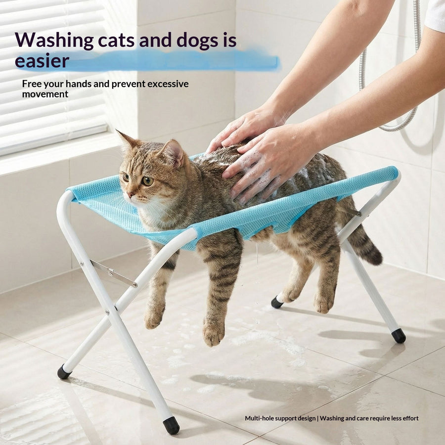 Foldable Pet Bathing Stand Hammock Furlouve