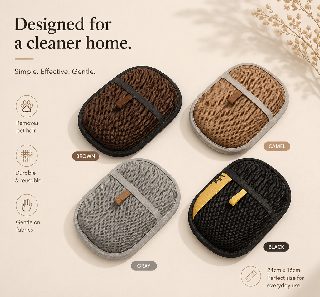Pet Hair Removal Glove for Furniture, Clothing & Sofas Furlouve