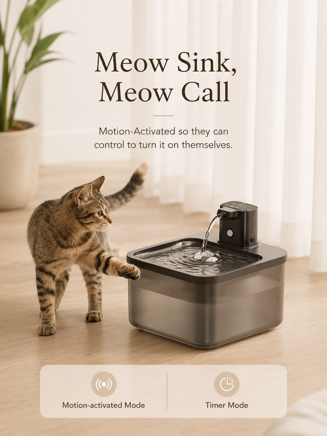 Smart Pet Water Fountain – Wireless Auto-Dispensing Furlouve