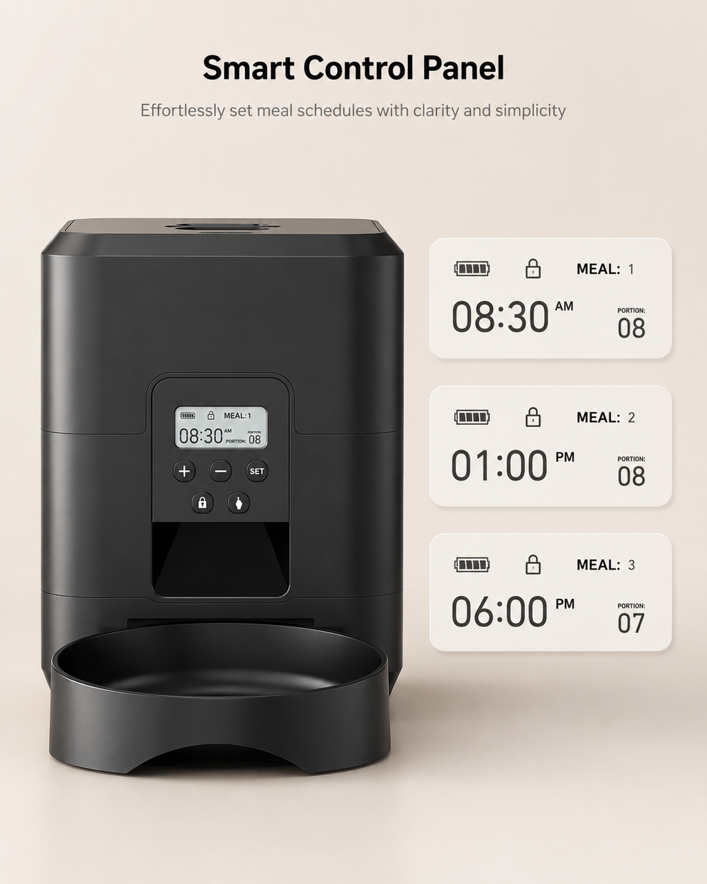 Automatic Pet Feeder With Programmable Timer Furlouve