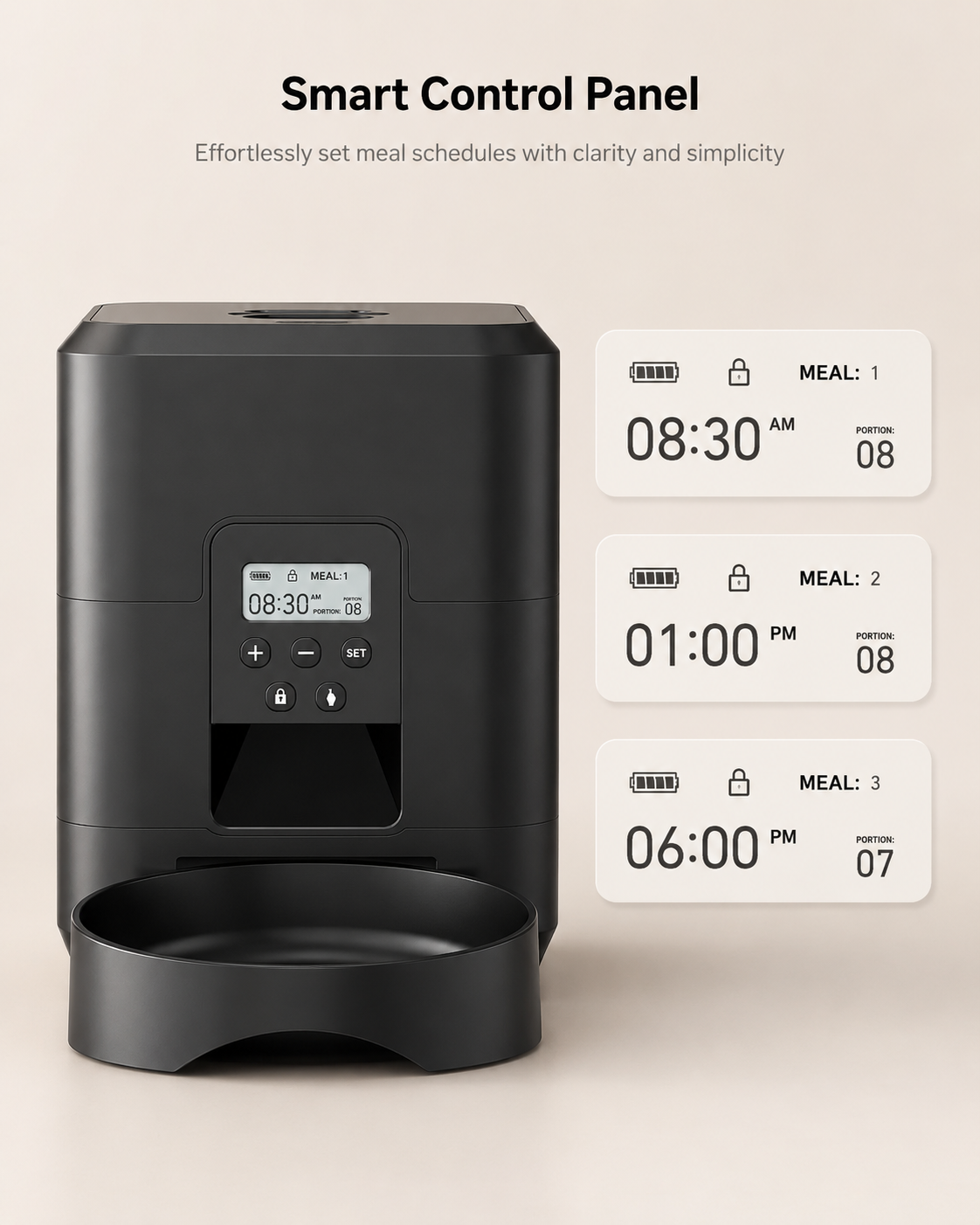 Automatic Pet Feeder With Programmable Timer Furlouve