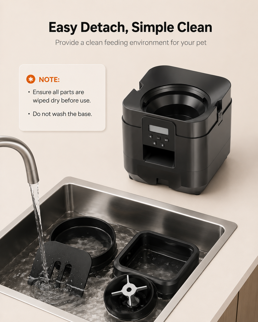 Automatic Pet Feeder With Programmable Timer Furlouve