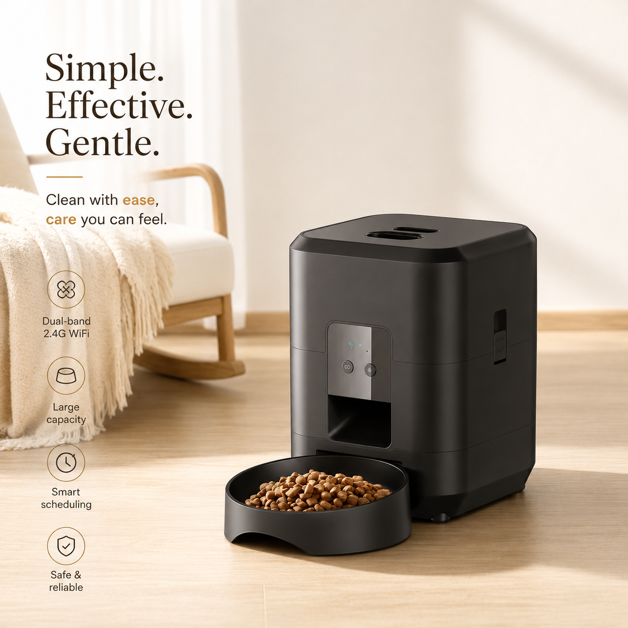 Automatic Pet Feeder With Programmable Timer Furlouve