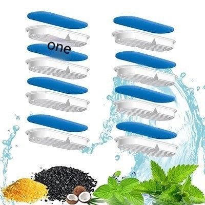 Furlouve cat water fountain replacement filters with activated carbon and cotton material. Pack of 10.