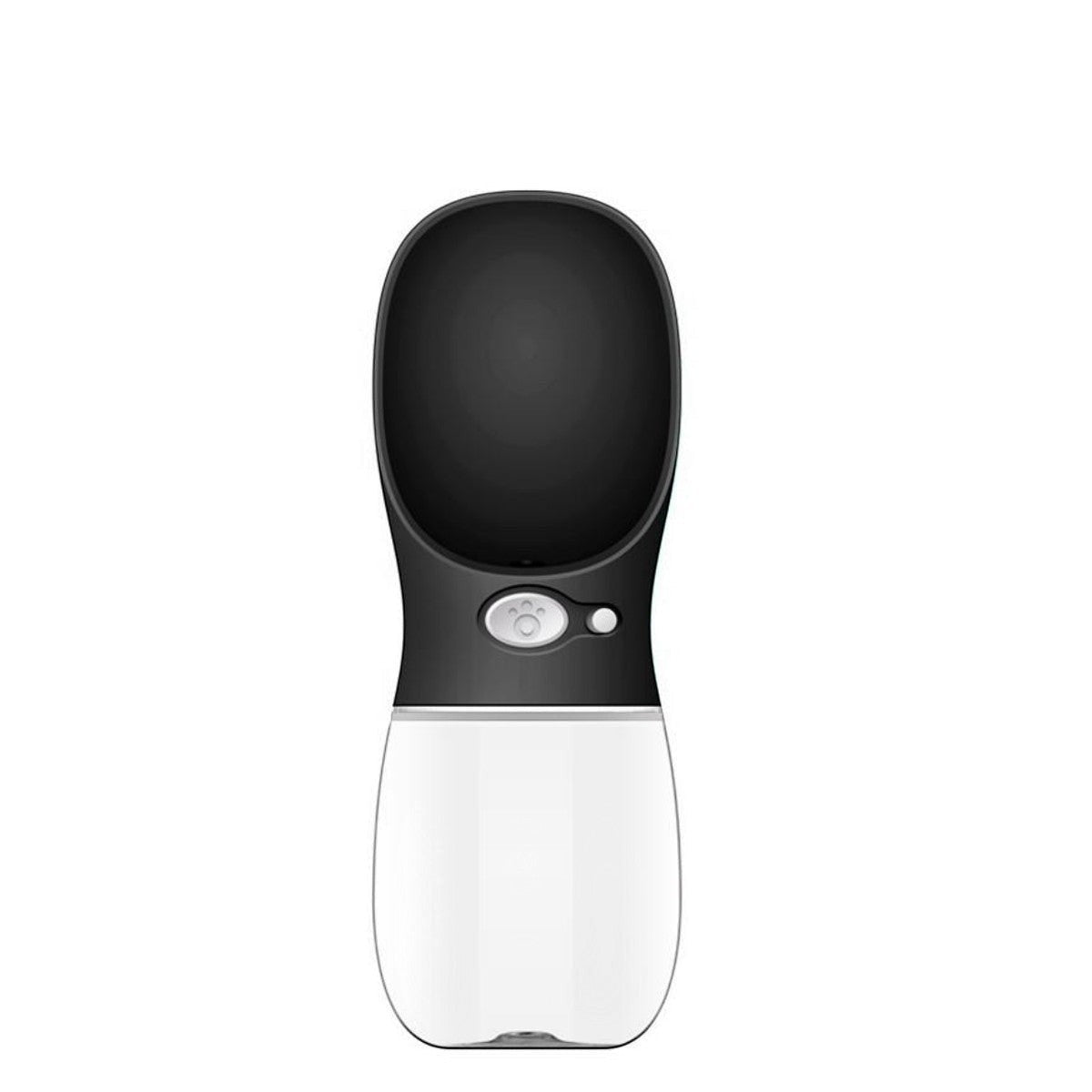 Furlouve blue portable pet water bottle with one-touch operation and leak-proof design. Made from BPA-free ABS and PC plastic.