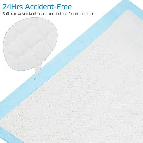 Furlouve puppy and kitten training pads, 5-layer super absorbent, leak-proof, quick-dry, odor-eliminating, scratch-resistant.
