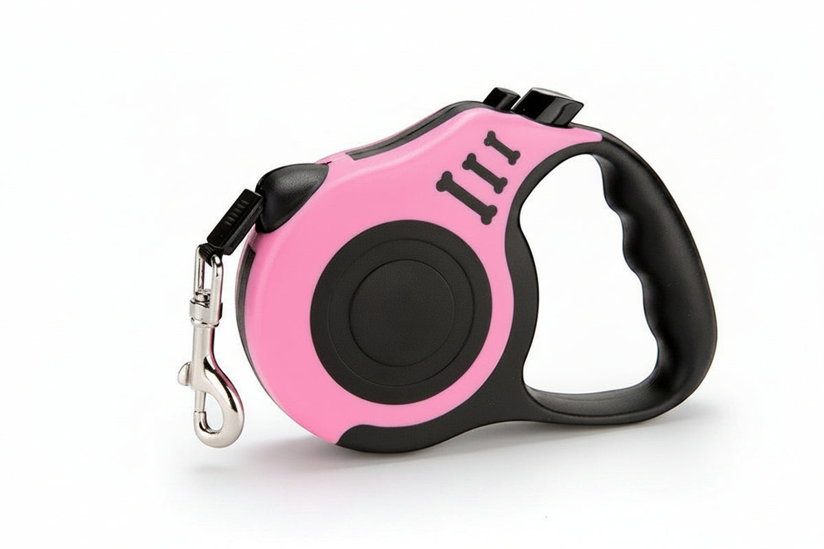 Retractable Dog Leash with One-Touch Brake Control - Furlouve