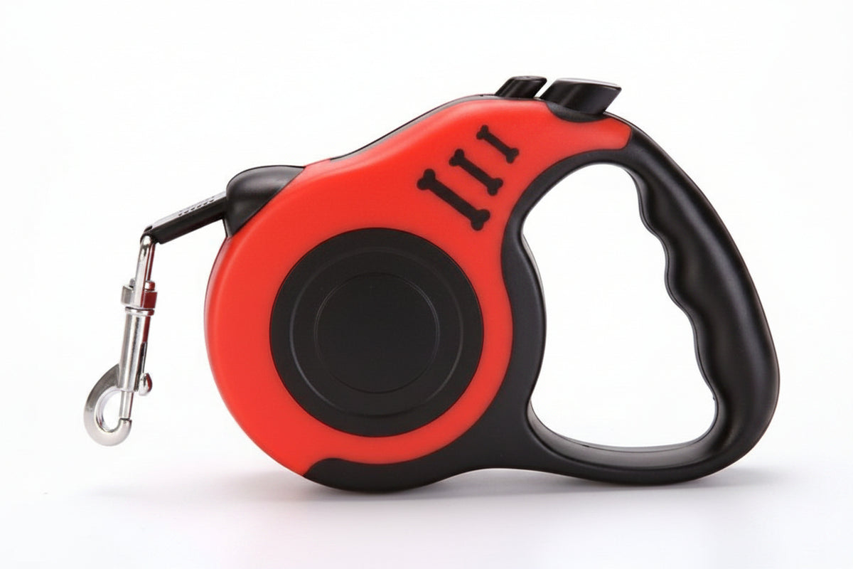 Retractable Dog Leash with One-Touch Brake Control - Furlouve